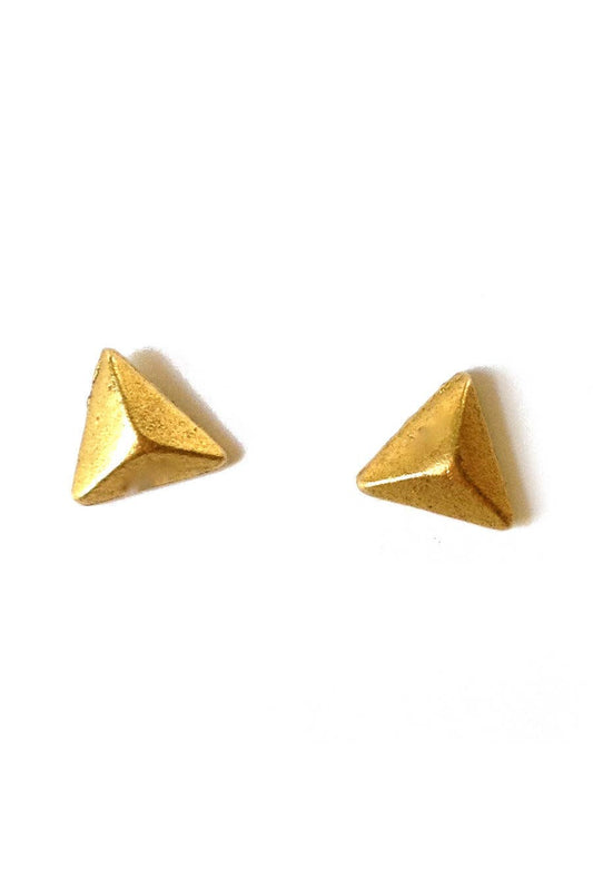 Pyramid Stud Earrings