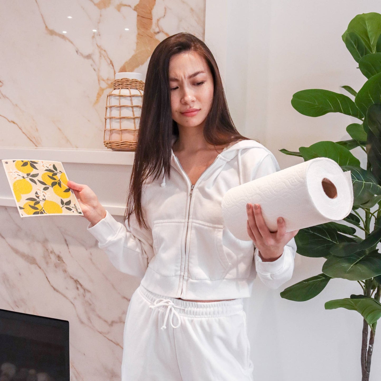Lemon Squeeze Reusable Paper Towel