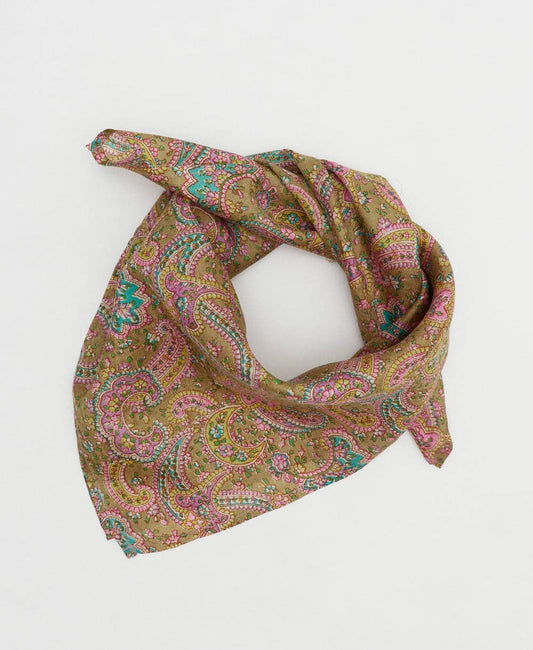 Vintage Silk Bandana - No. 240727