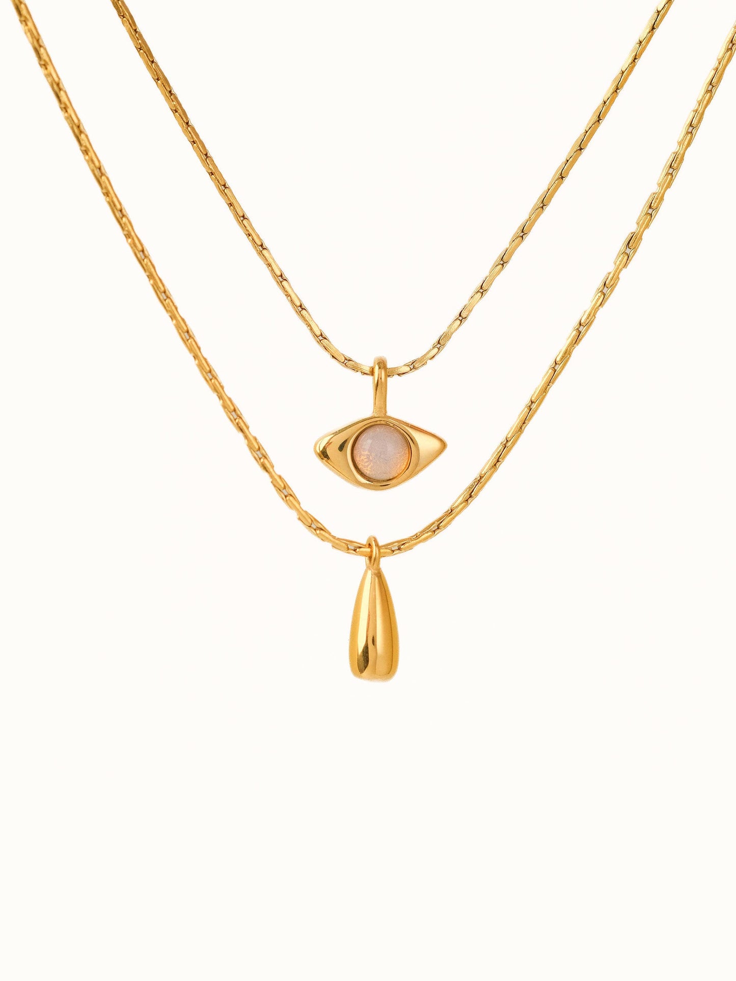 Nova 18K Layered Eye Necklace