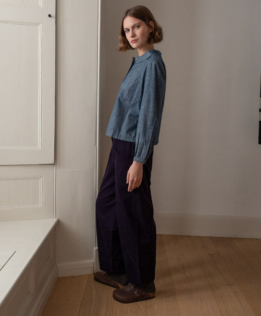 Lorren Barrel Pant - Light Cord