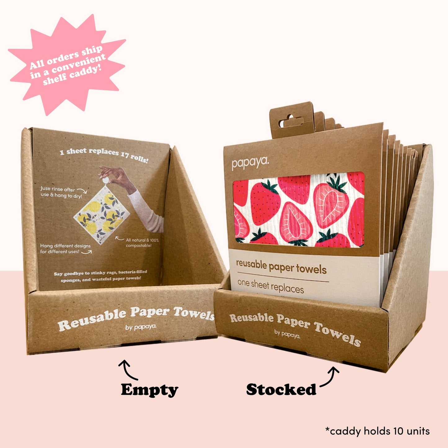 Strawberry Blonde Reusable Paper Towel