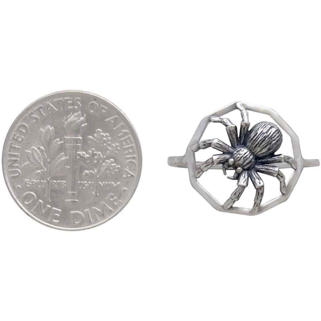 Sterling Silver Spider Ring