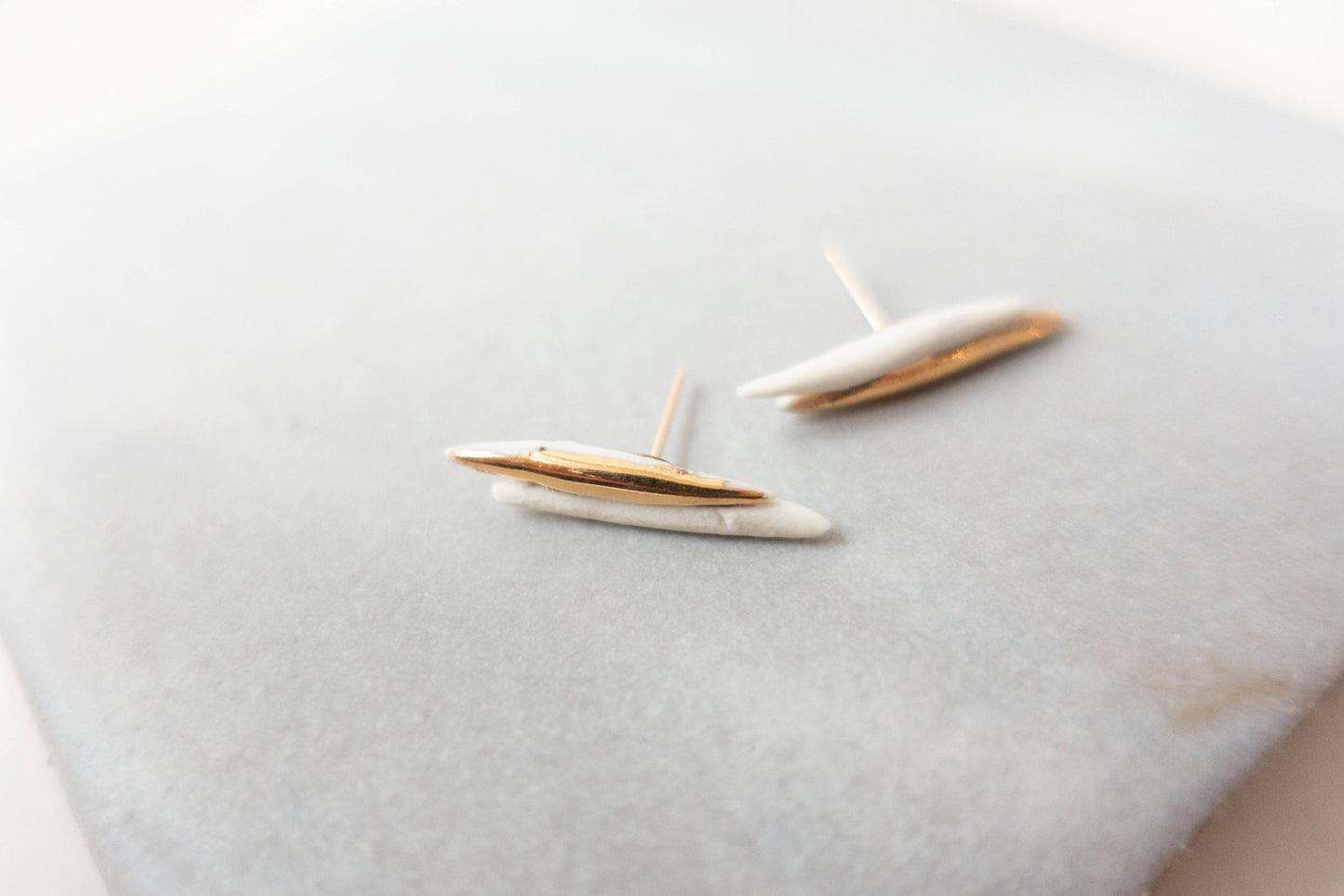 Twin quills studs