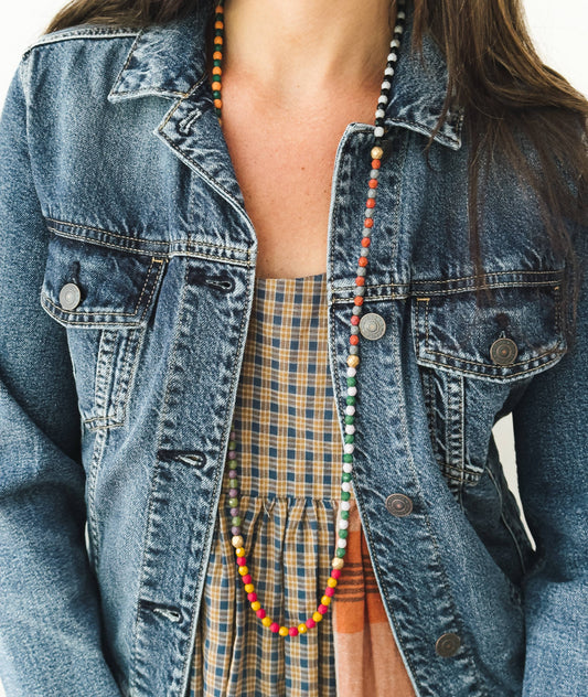 Long Bead Necklace