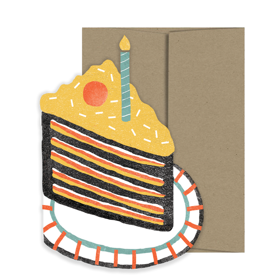 Piece of Cake Birthday Card