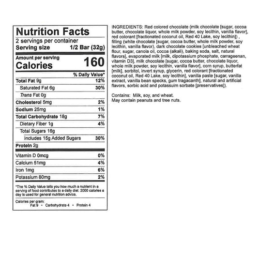 Red Velvet Cake Chocolate Bar