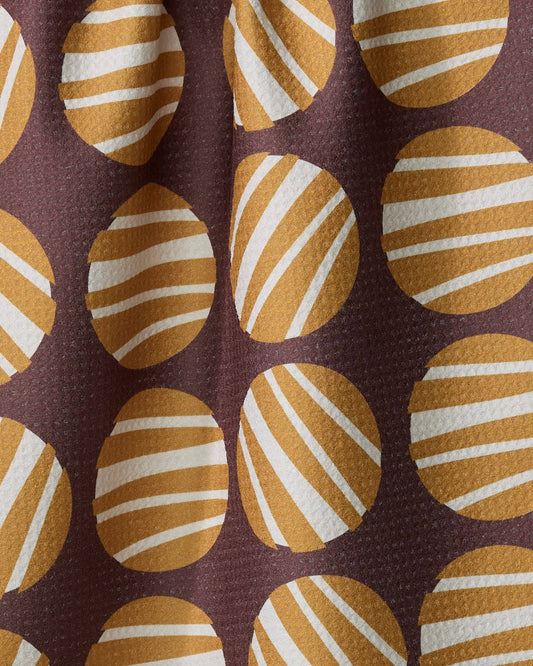 Crazy Circles Tea Towel