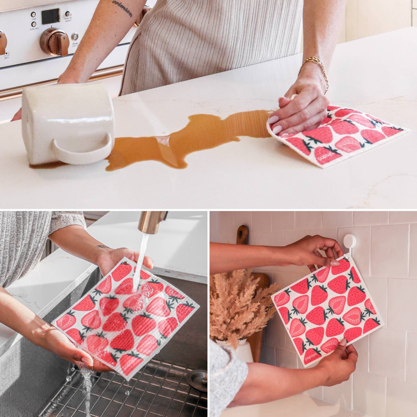 Strawberry Blonde Reusable Paper Towel