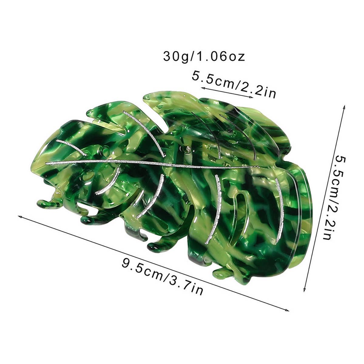 Monstera Hair Claw