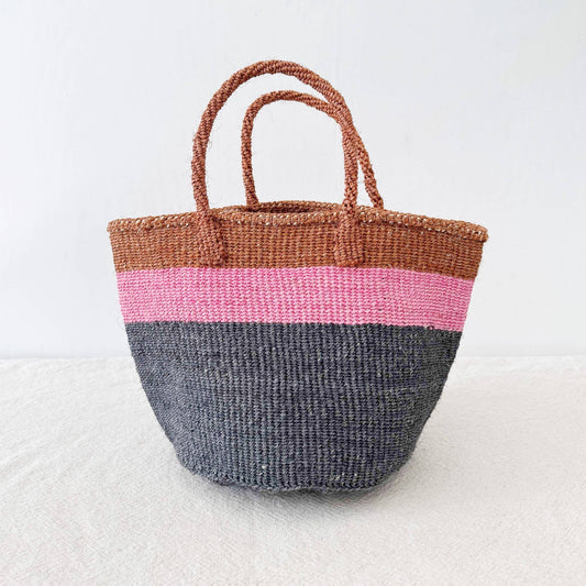 Stripe Medium Sisal Tote