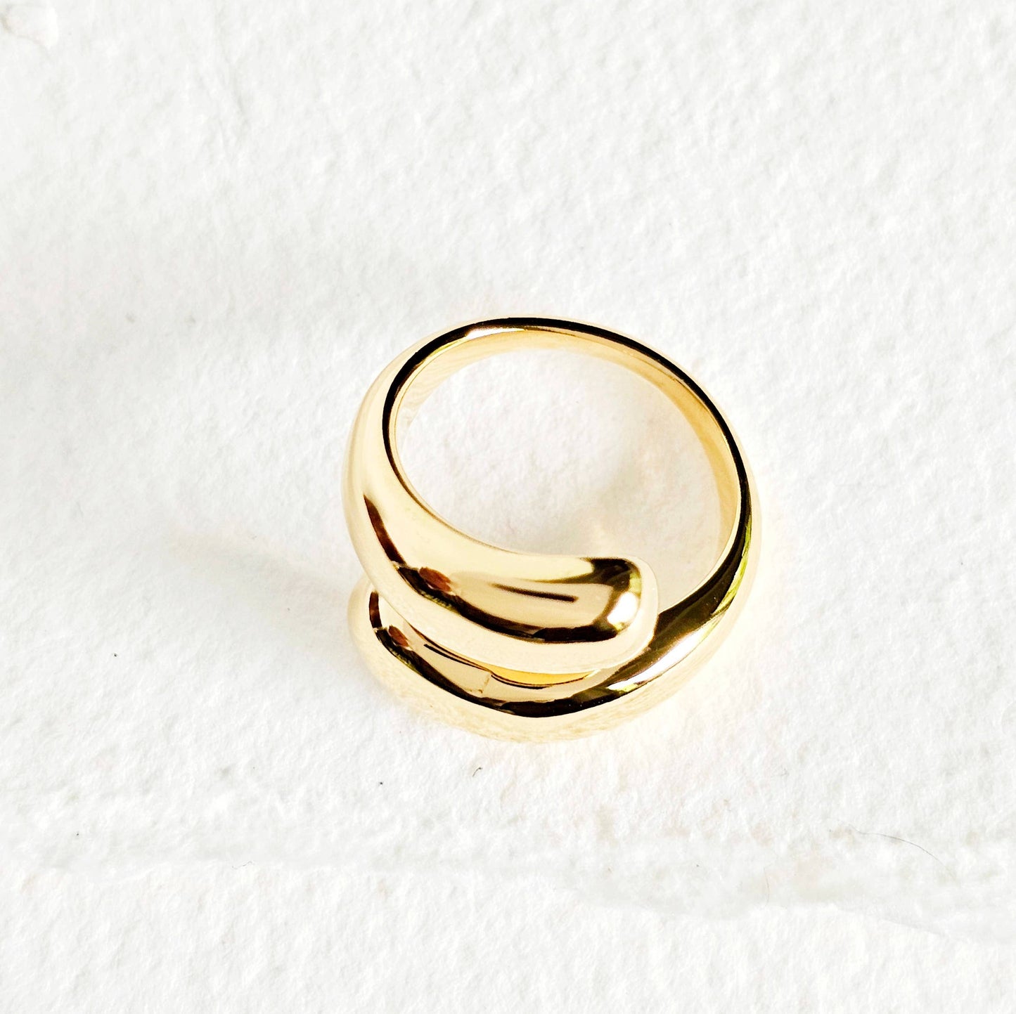 18k Gold-Plated Orb Ring