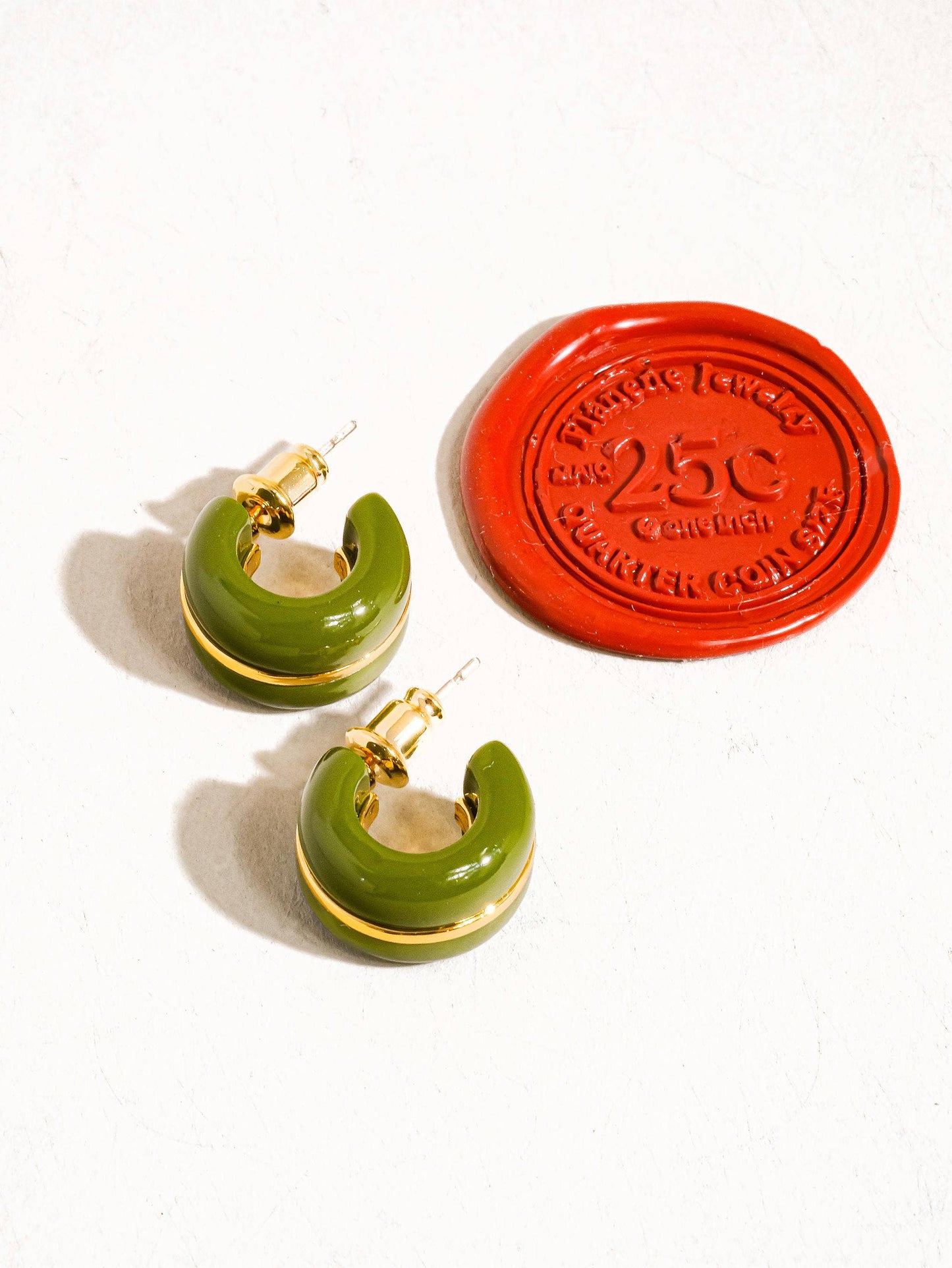 Arlo 18K Gold Small C Earring