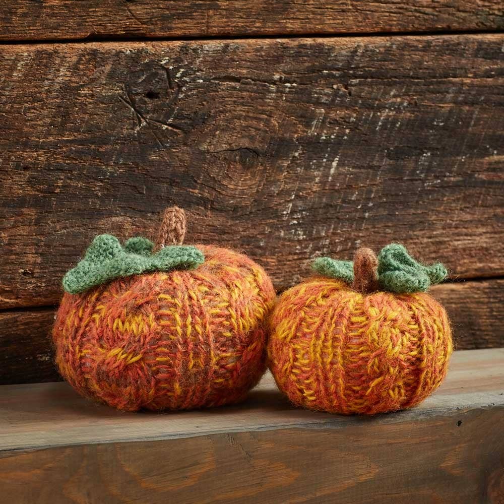 Remnant Knit Pumpkin Patch - Set of 2