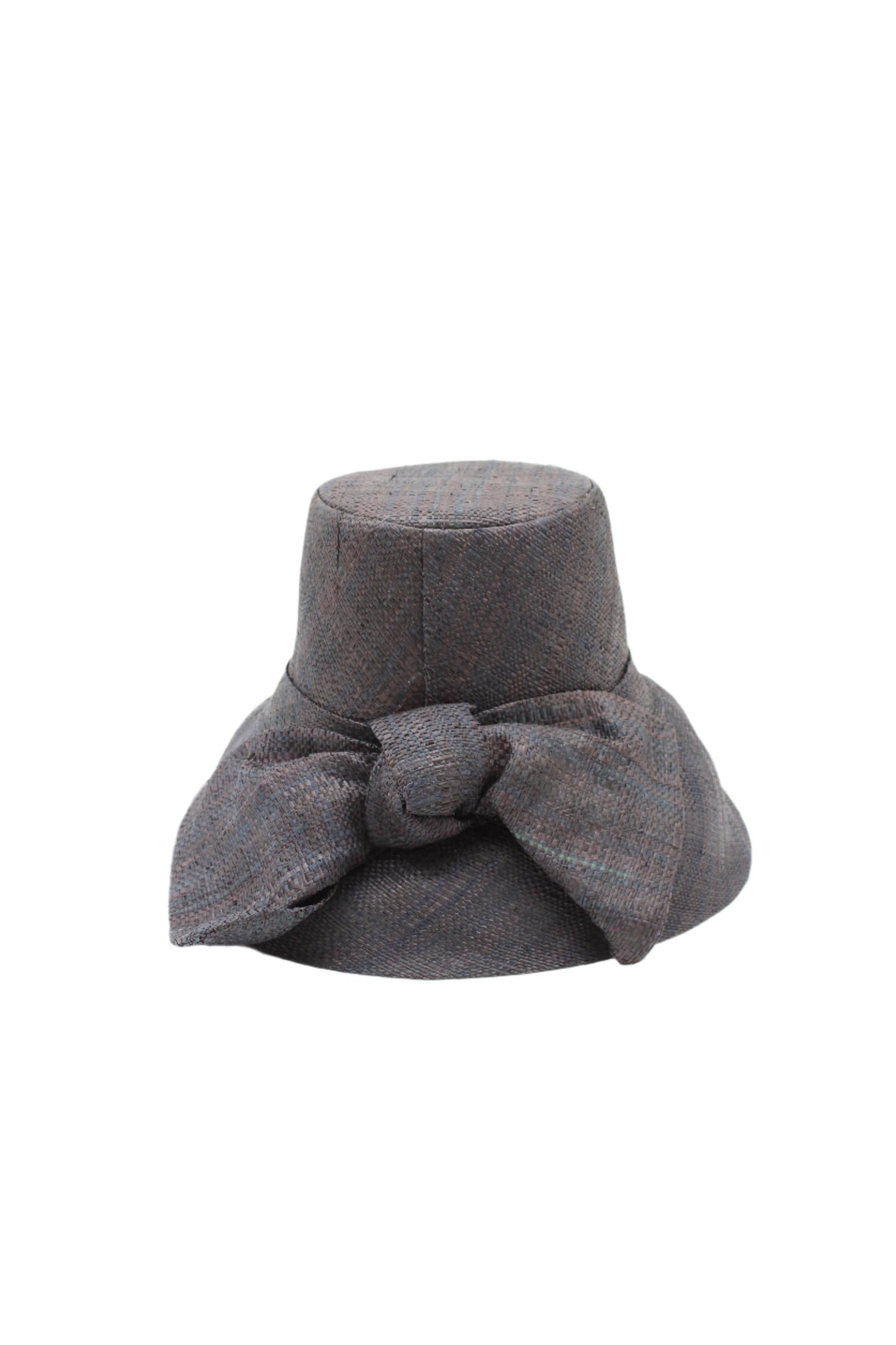 3" Brim Cara Bucket Straw Hat with Big Bow