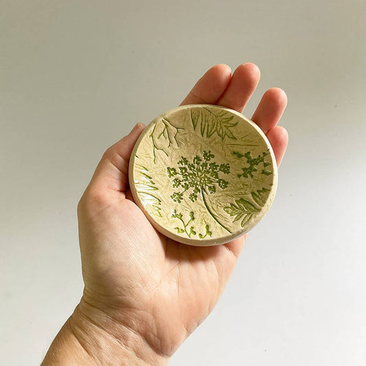 Pressed Flowers Dish