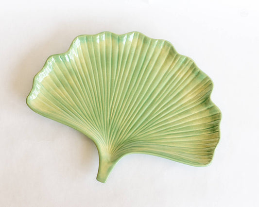 Ceramic Ginkgo Leaf Tray