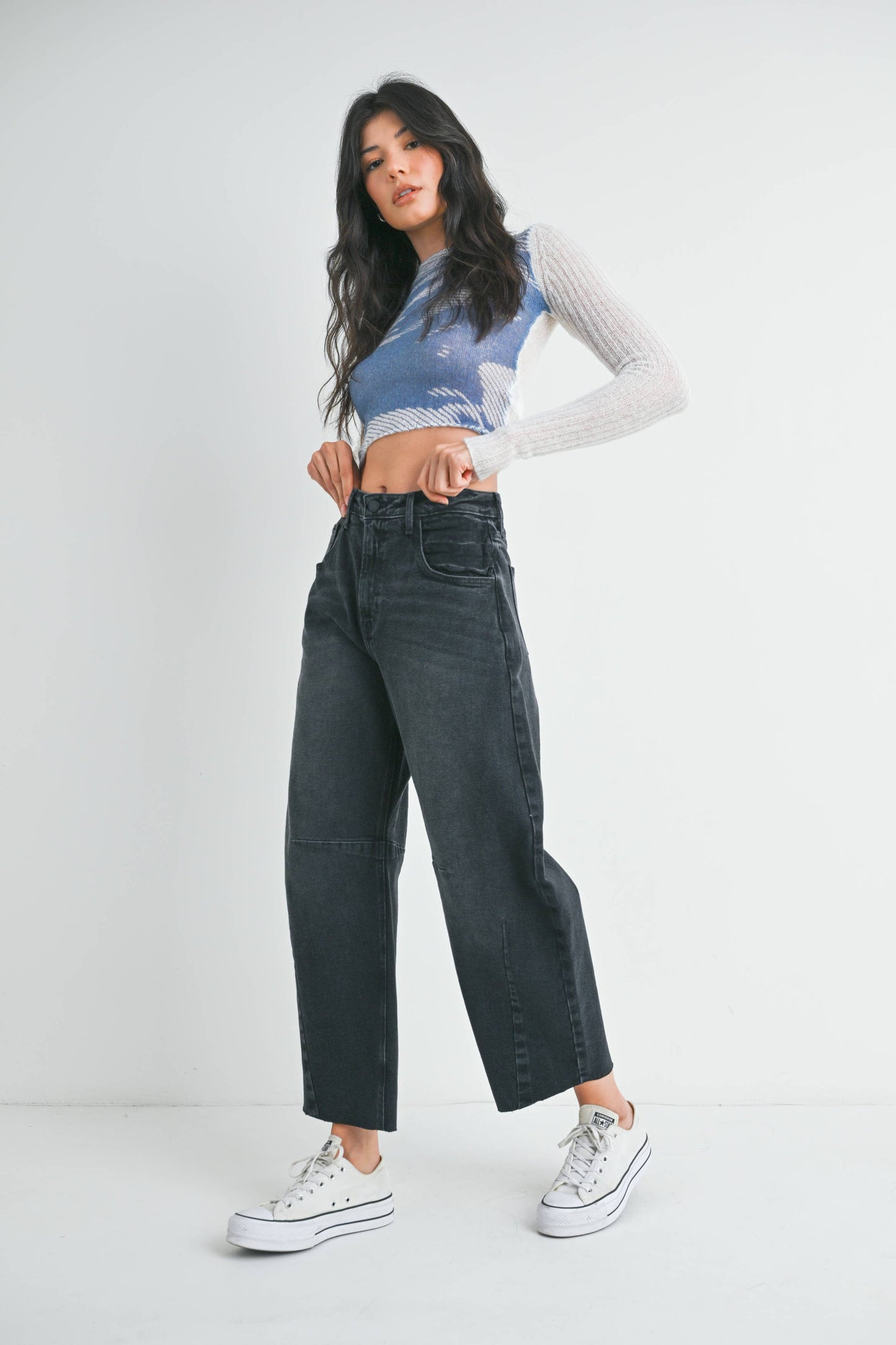 The Seamed Barrel Jean