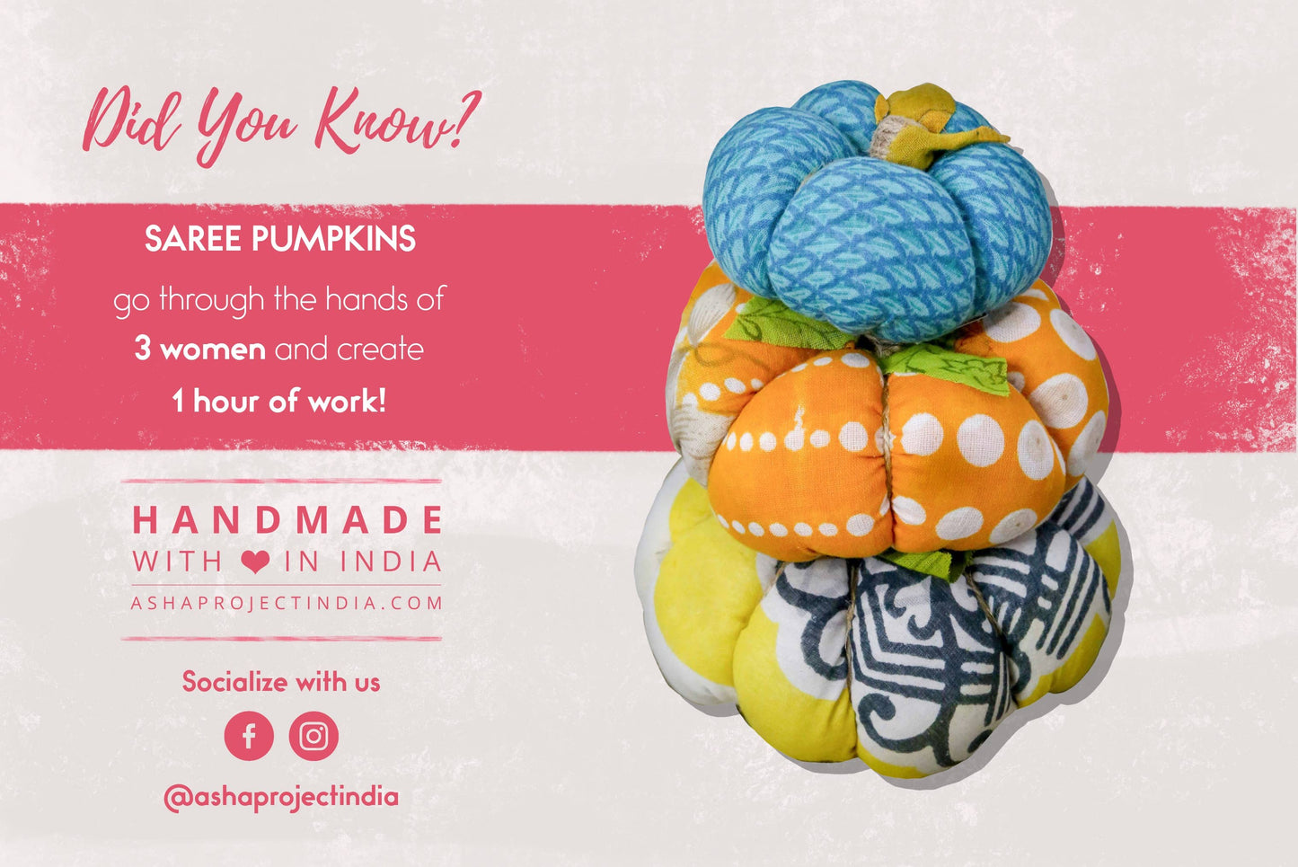 Large Saree Pumpkin
