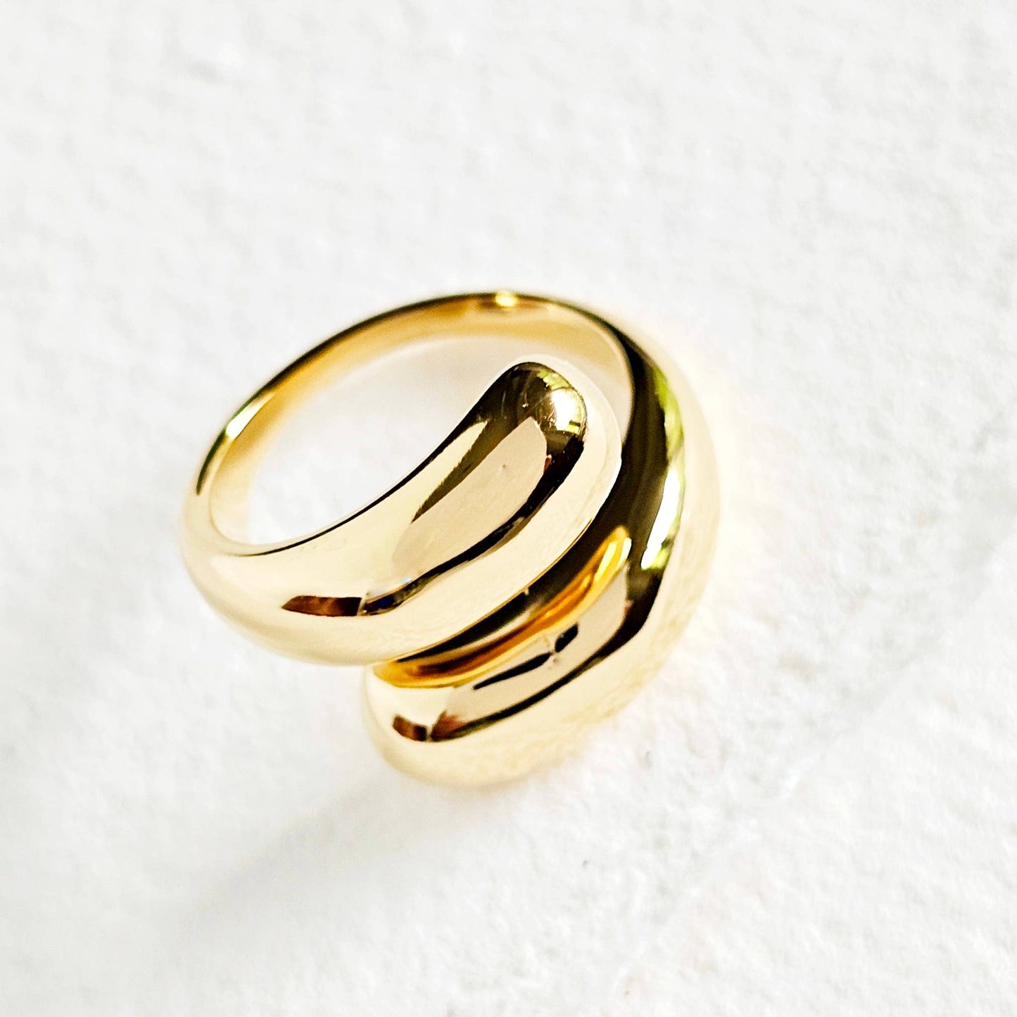 18k Gold-Plated Orb Ring