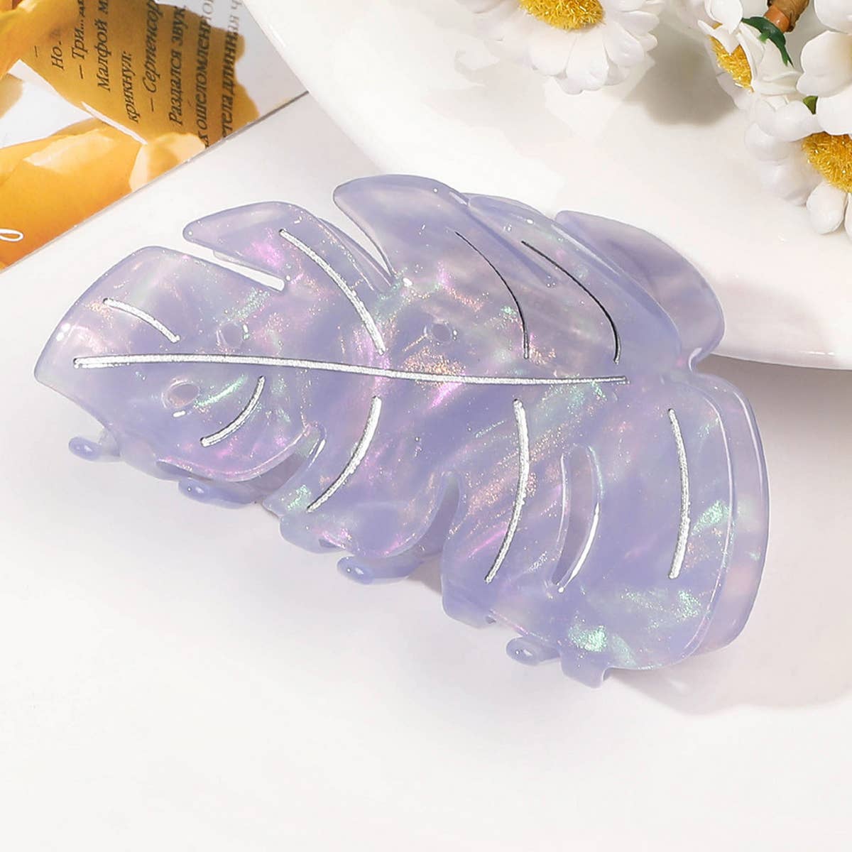 Monstera Hair Claw