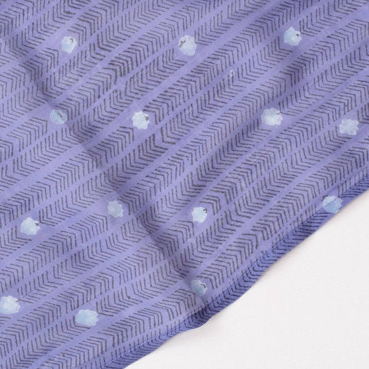 Herringbone Spot Royal Scarf
