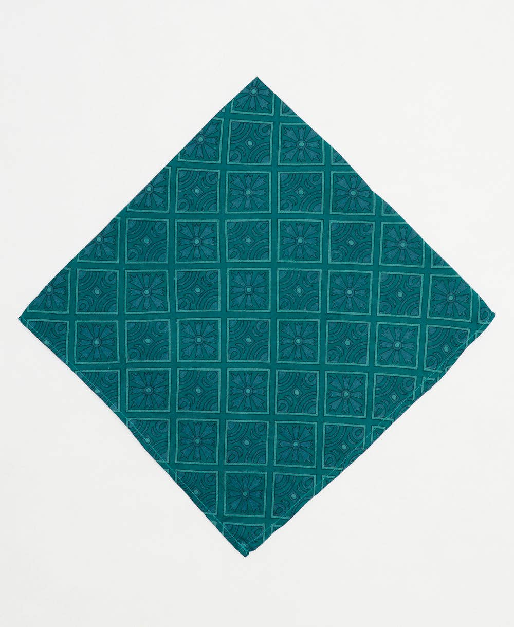 Vintage Silk Bandana - No. 250425