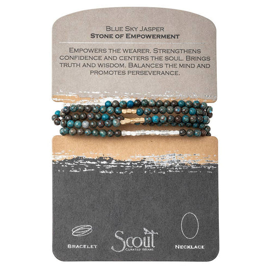 Stone Wrap: Blue Sky Jasper - Empowerment