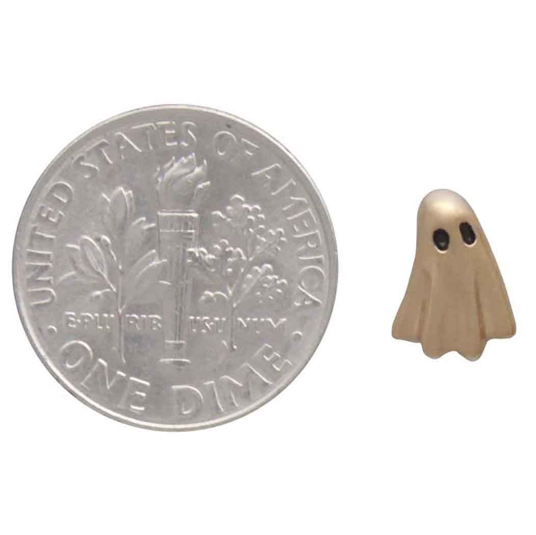 Bronze Ghost Post Earrings