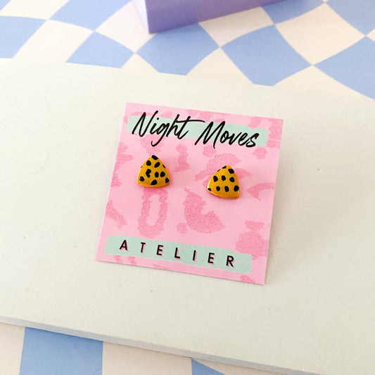 Triangle Polymer Clay Mini Studs