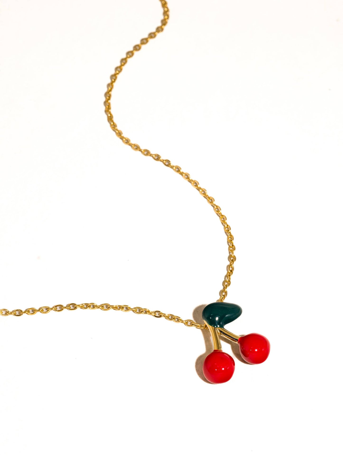 Mûre 18K Cherry Necklace