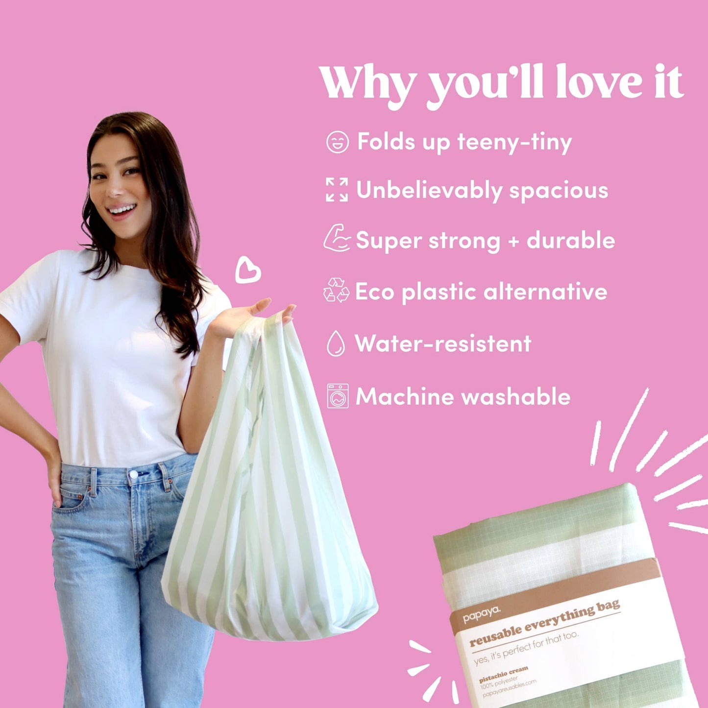 Pistachio Reusable Bags