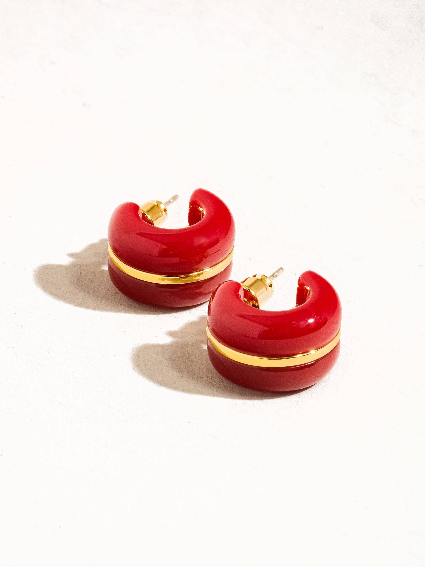Arlo 18K Gold Small C Earring