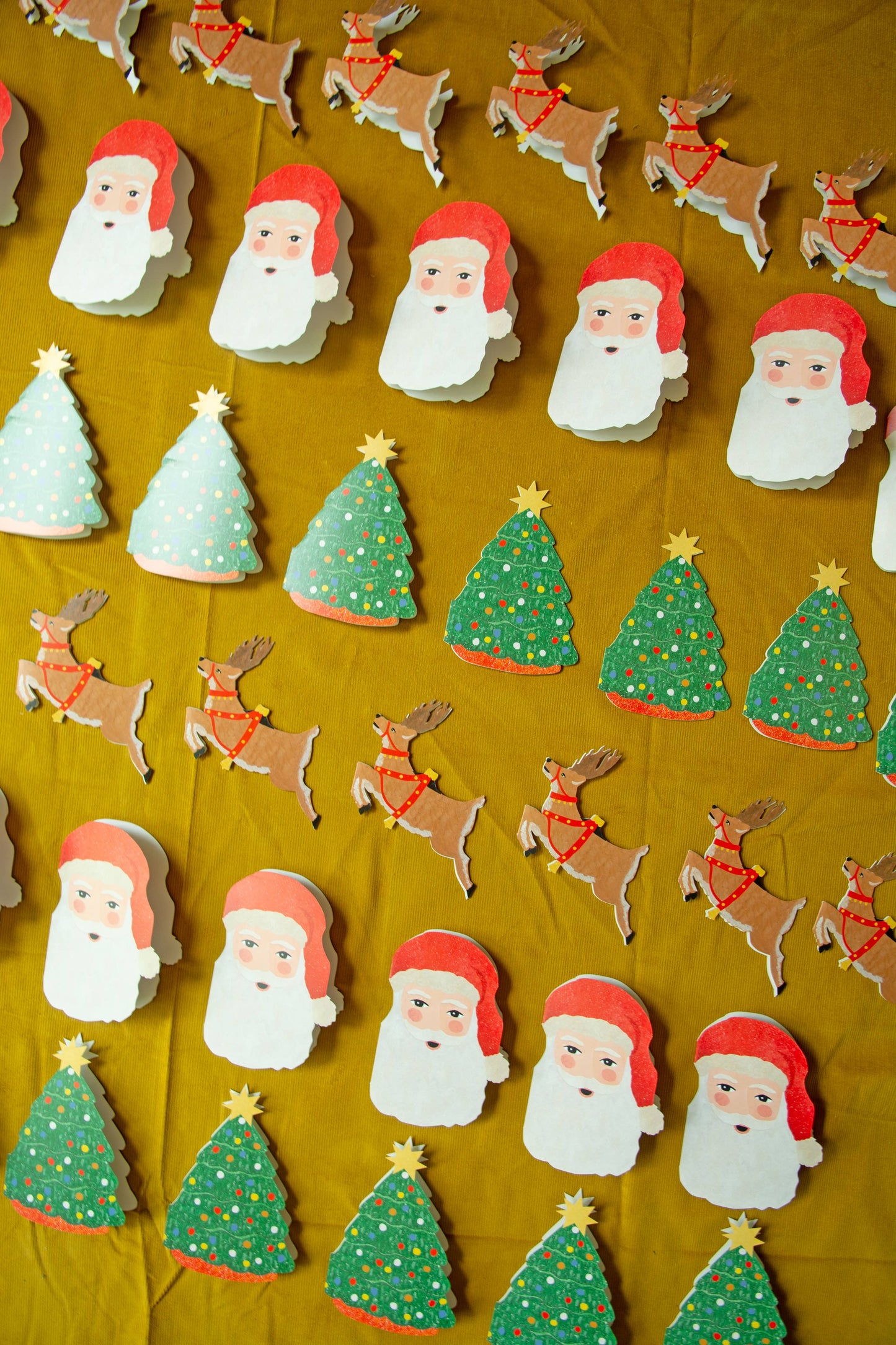 Christmas Paper Ornaments - Pack of 3