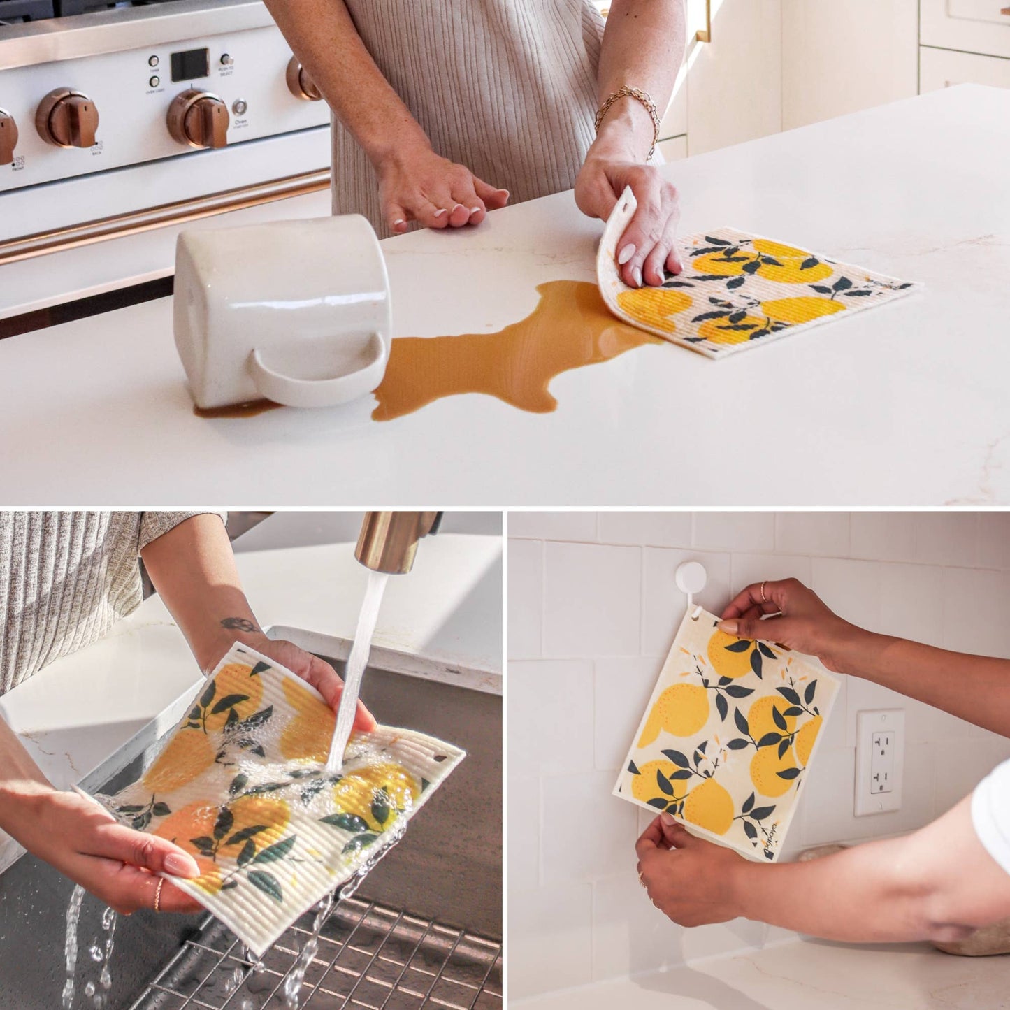Lemon Squeeze Reusable Paper Towel