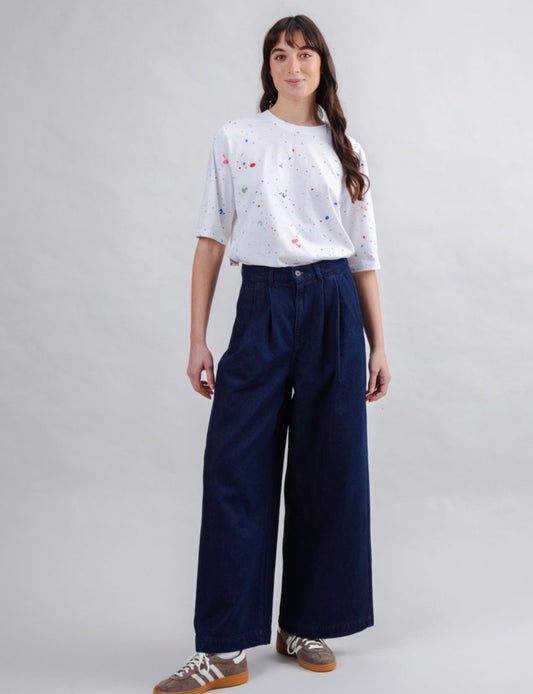 Brava Wide Leg Denim Pants