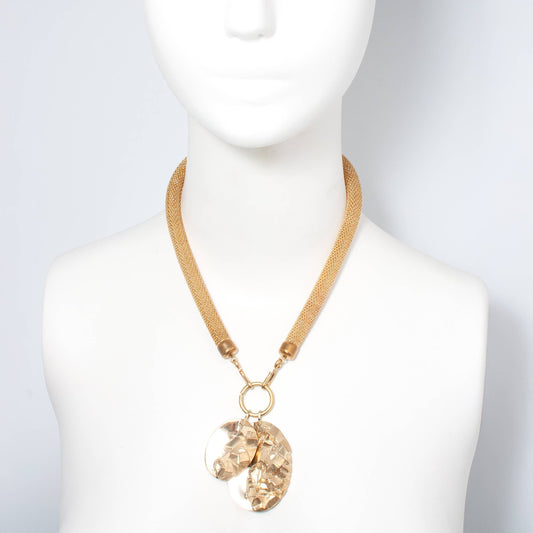 PYRITE CHARM NECKLACE