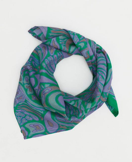 Vintage Silk Bandana - No. 250415