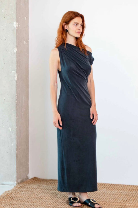 Drape Midi Dress