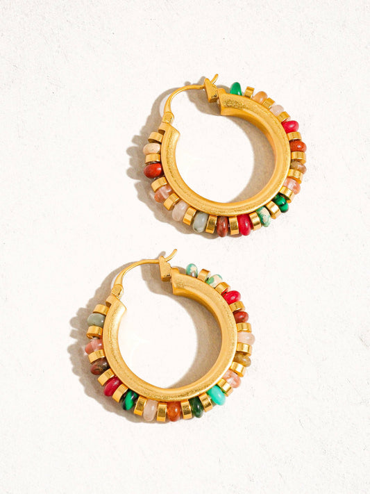 Capri 18K Hoop Earring