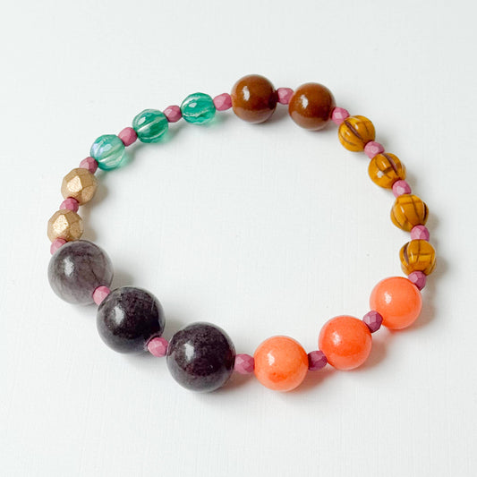 Fall Beaded Bracele