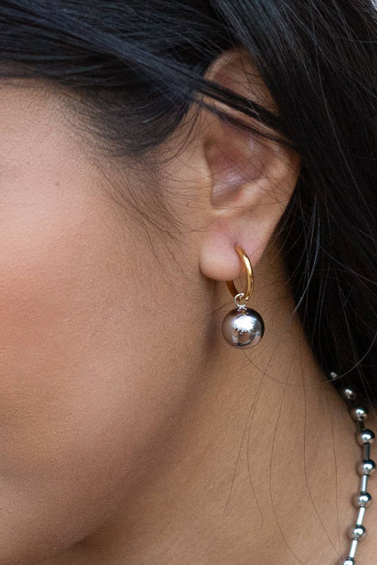 Cosmo Hoops - 18K Gold Plated + Stainless Steel