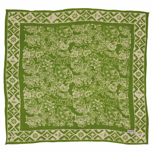 Green Serenity Batik Bandana