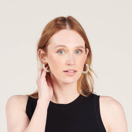 Duo Oversized Hoop Earrings