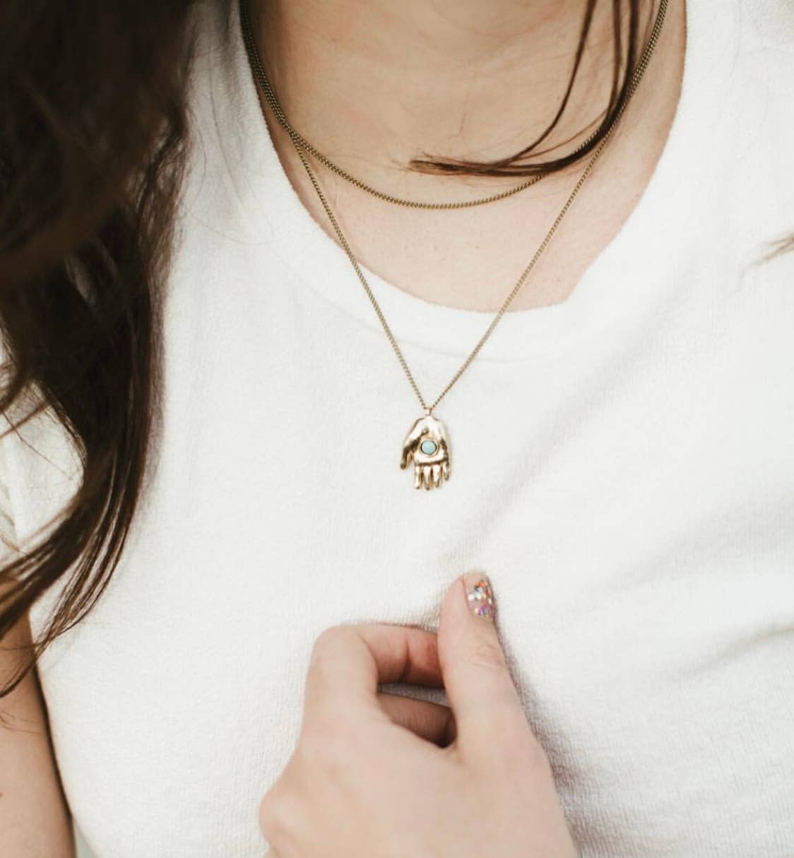 Giver Necklace With Opal