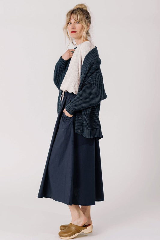 Fawn Skirt in Indigo