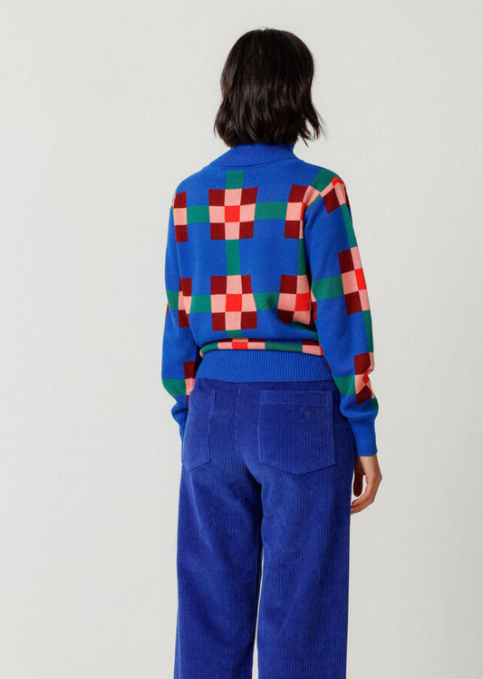 Maite Striped Knit Pullover