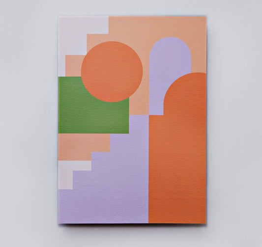 Großes Lay-Flat-Notizbuch