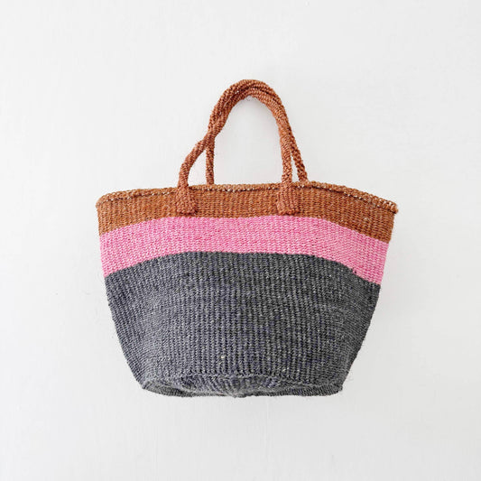 Stripe Medium Sisal Tote