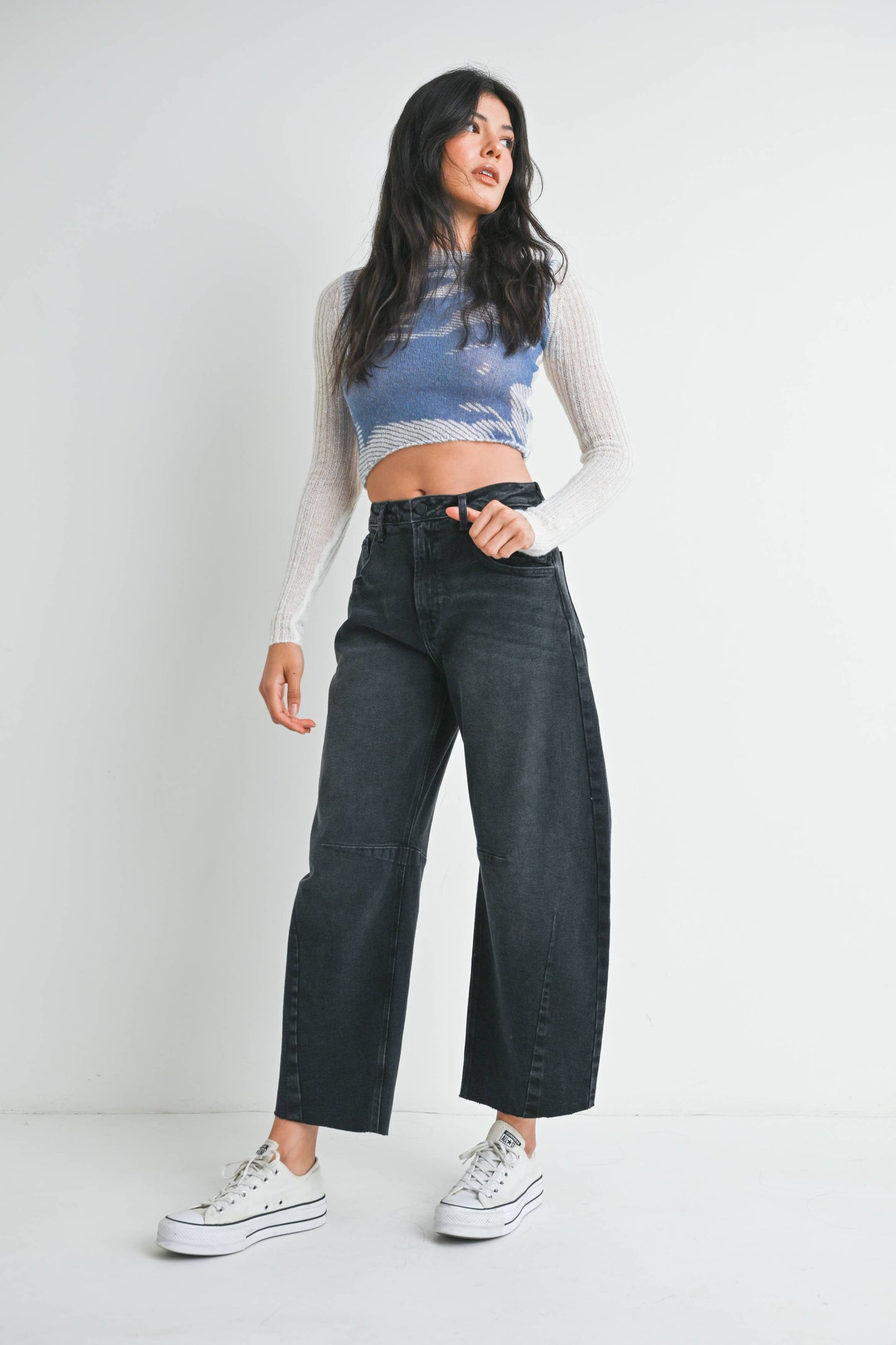 The Seamed Barrel Jean